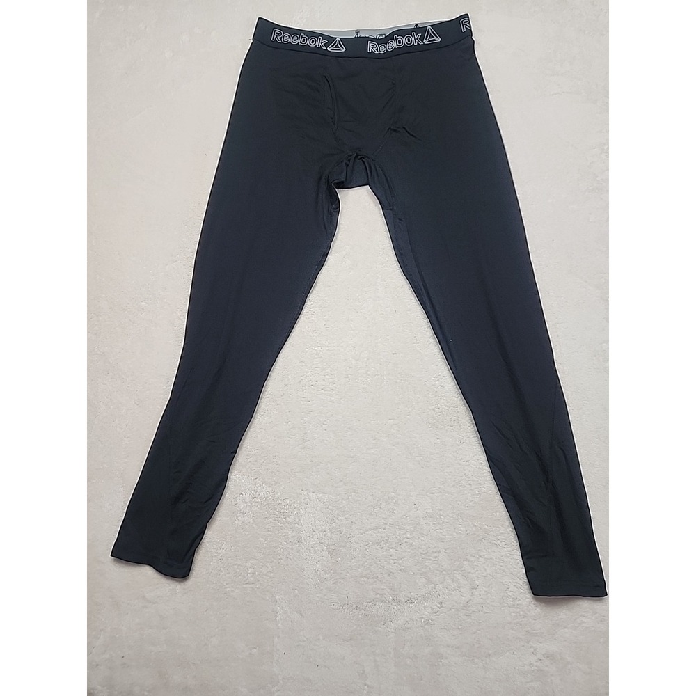 Men's Reebok Black Base Layer Bottoms Size L